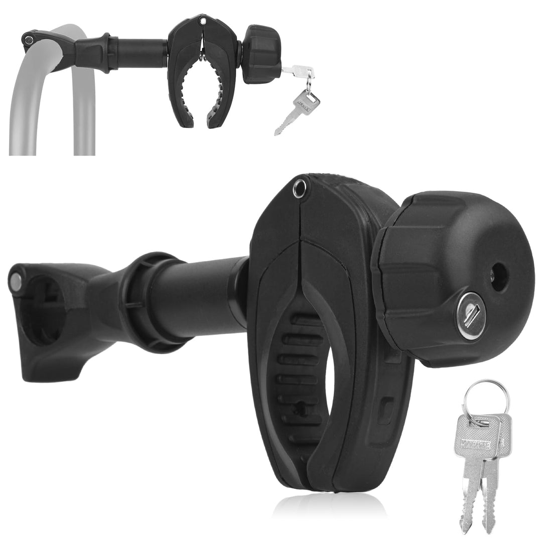 Rahmenhalter für Fahrradträger 25CM Länge, Universal Kurze Fahrradrahmenhalter Abschliessbare, Rahme