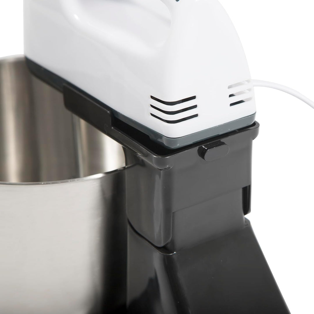350w Handmixer Elektro-Eierquirl 7-Fach Verstellbar Elektrisch Handrührgerät 1,7 L Mit 2 Rührstäben