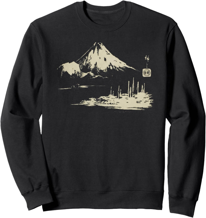 Berühmte Japanische Kunst Seikenji Fuji Hiroshige Stilvoll Sweatshirt