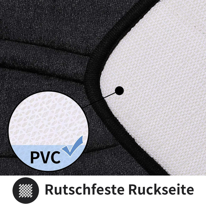 Homaxy Badematten Set 2 teilig Memory Foam Saugfähige Badteppich Set rutschfeste Waschbar Badvorlege