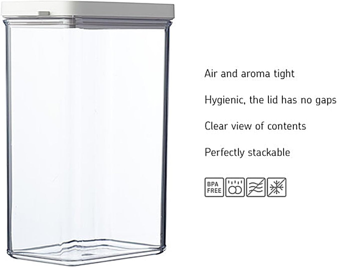 Mepal Vorratsdosen mit Deckel 3er-Set - Vorratsbehälter Luftdicht & Stapelbar - Küchenaufbewahrung &