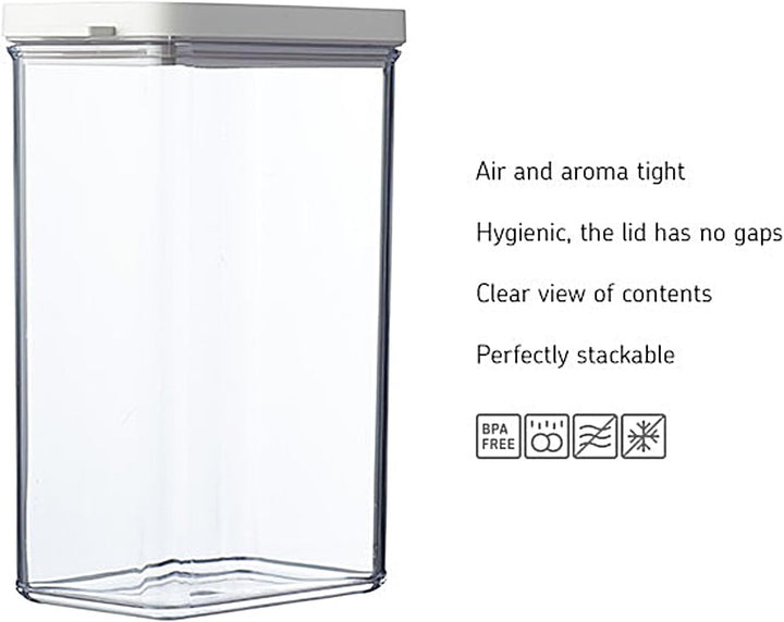 Mepal Vorratsdosen mit Deckel 3er-Set - Vorratsbehälter Luftdicht & Stapelbar - Küchenaufbewahrung &