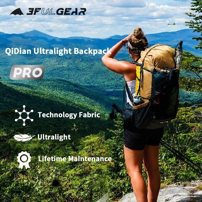 3F UL GEAR QiDian Pro UL 46+10L Rucksack Outdoor Klettern Tasche Camping Wandern Taschen UHMWPE Ultr