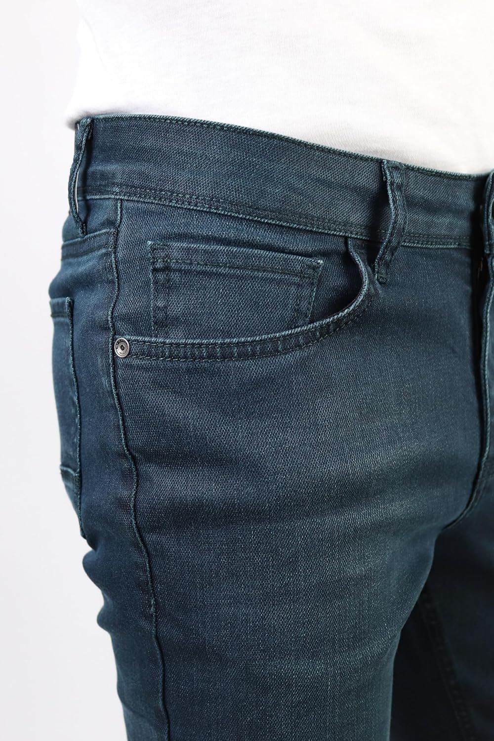 HALAT'S Herren Jeans Slim Fit - Baumwolle Jeanshose Stretch für Herren mit Schlanke Elastizität 30W