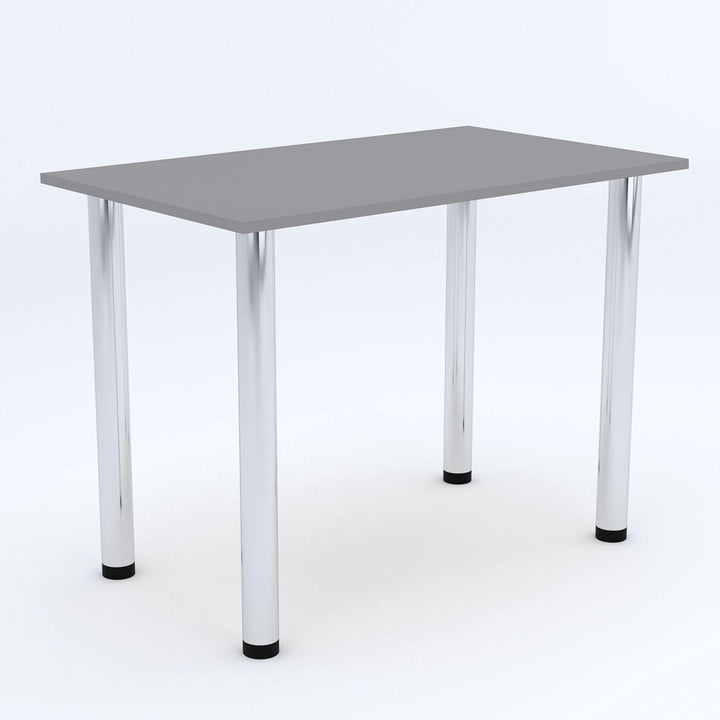 mikon 70x40 | Esszimmertisch - Esstisch - Tisch mit Chrombeinen - Küchentisch - Bürotisch | Light Gr