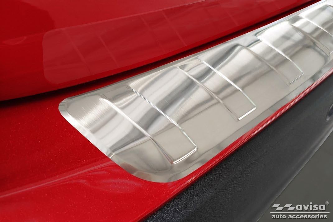 Avisa Edelstahl Heckstossstangenschutz kompatibel mit Mercedes GLA-Klasse II H247 2020- 'Ribs'
