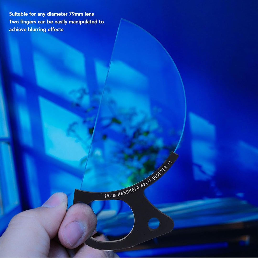 79 Mm Handheld Split Diopter Spezialeffektfilter, Optisches Glas Soft Focus Glass Prisma Kamerafilte
