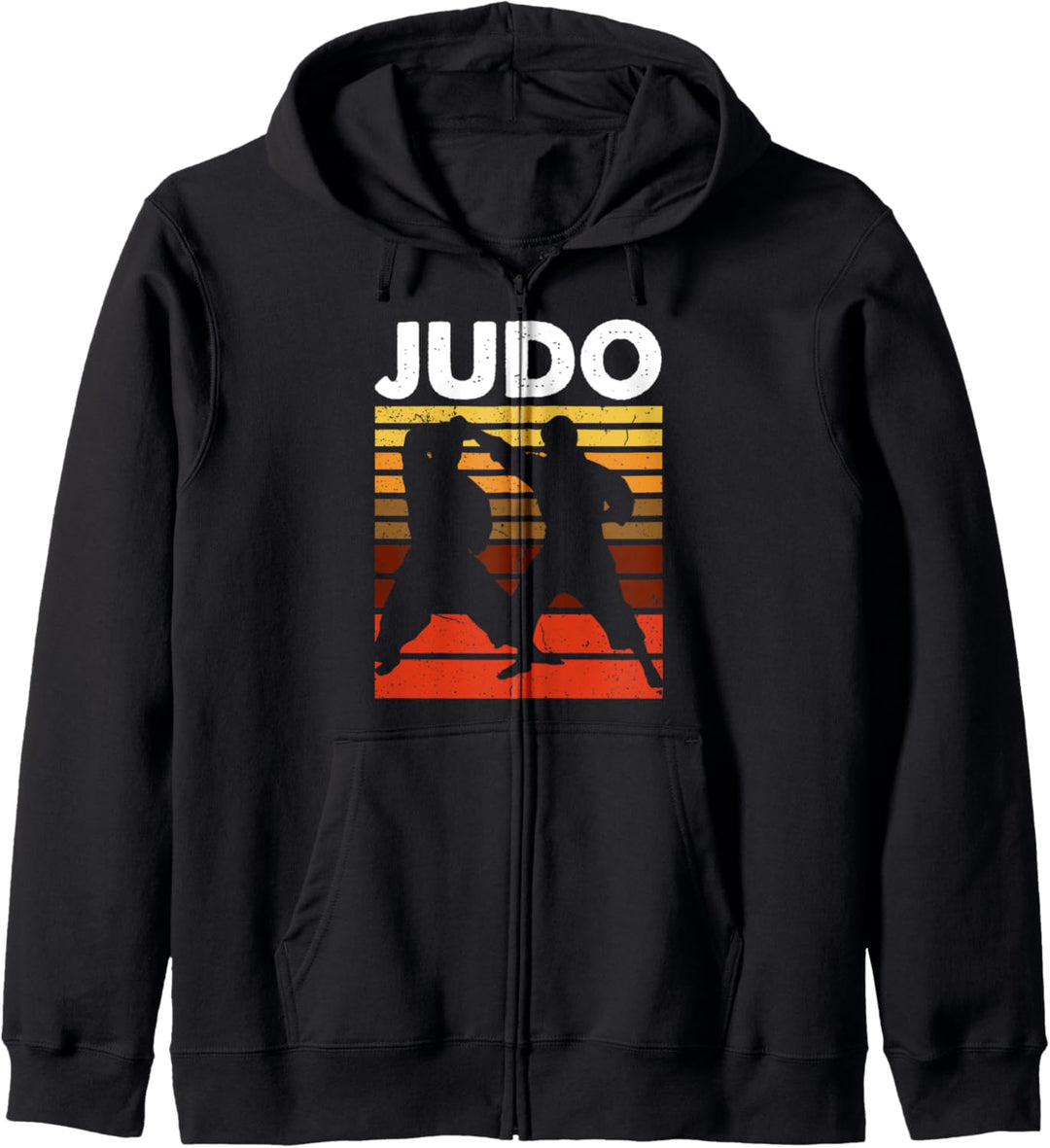 Judo Sport Retro Vintage Judo Kampfkunst Kapuzenjacke