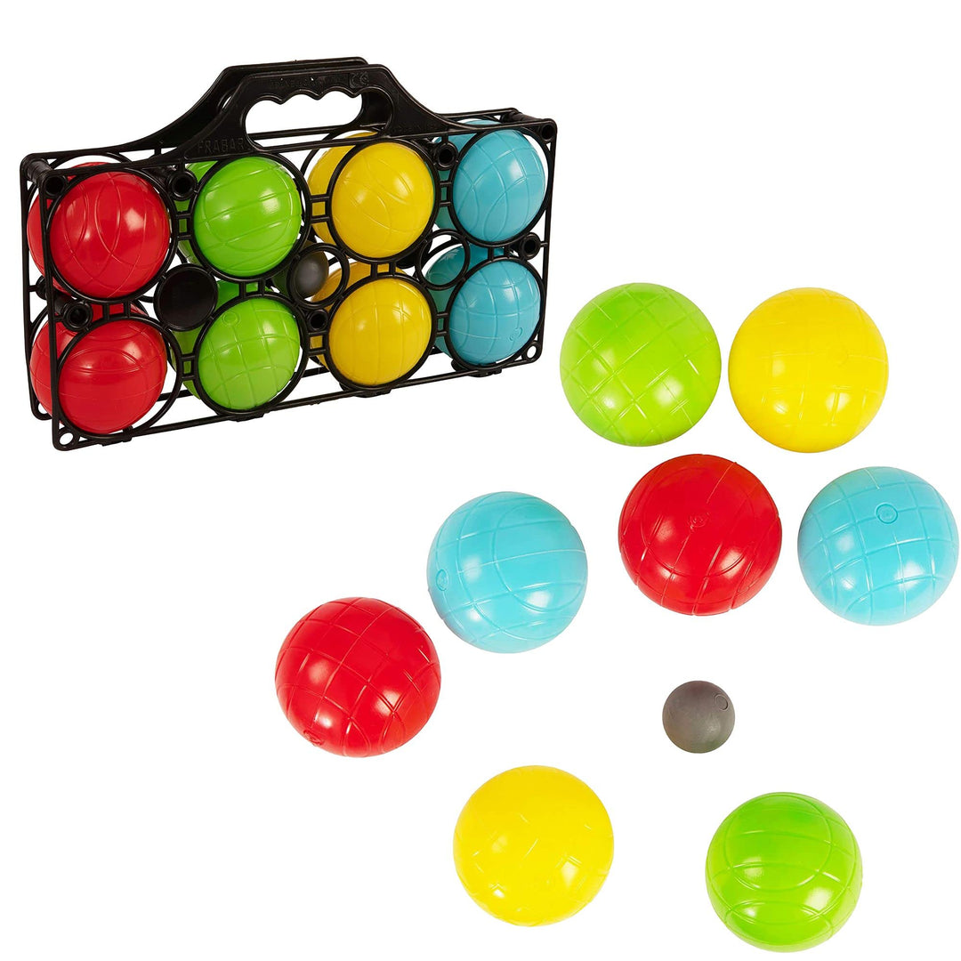 HTI Toys & Games 8 Piece Boules Carry Case , Garden Games for Kids Camping and Holiday Games , Outdo