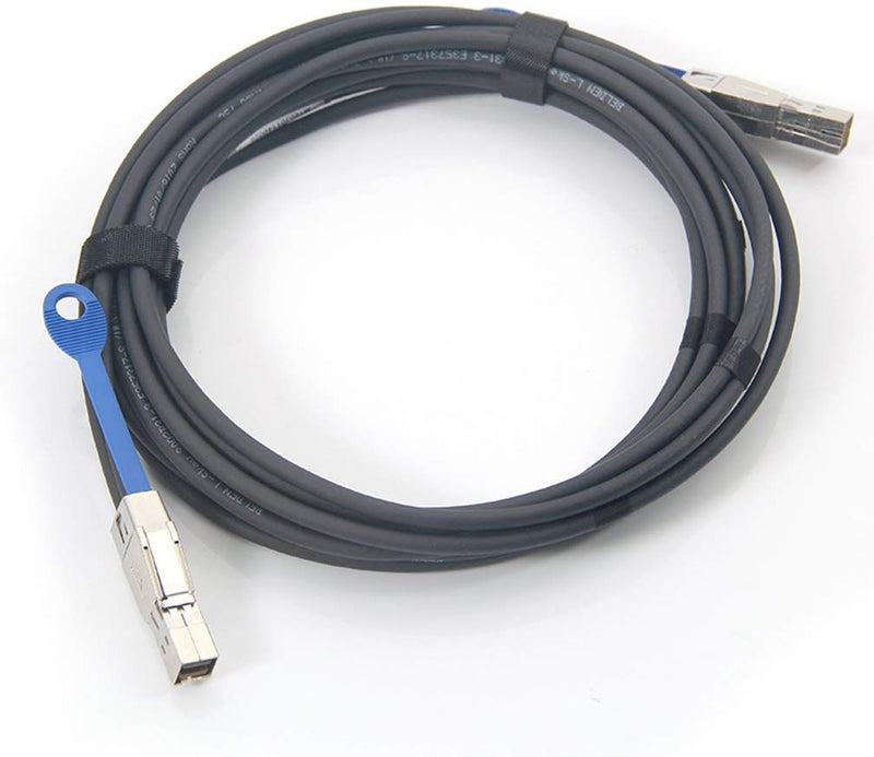 10Gtek® 12G External Mini SAS HD SFF-8644 zu SFF-8644 Kabel, 2-Meter(6.5-ft) 2m SFF-8644 zu SFF-8644