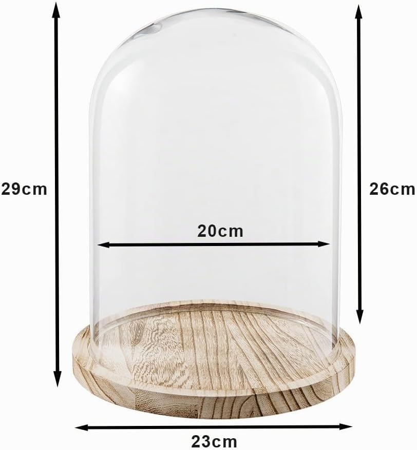 Clayre &amp; Eef 6GL2171 Glasglocke Ø 23 * 29 cm