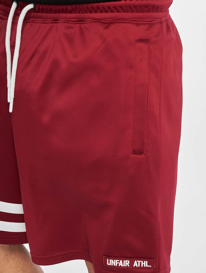 Unfair Athletics Herren Herren Shorts Dmwu Athletic Shorts S Weinrot, S Weinrot