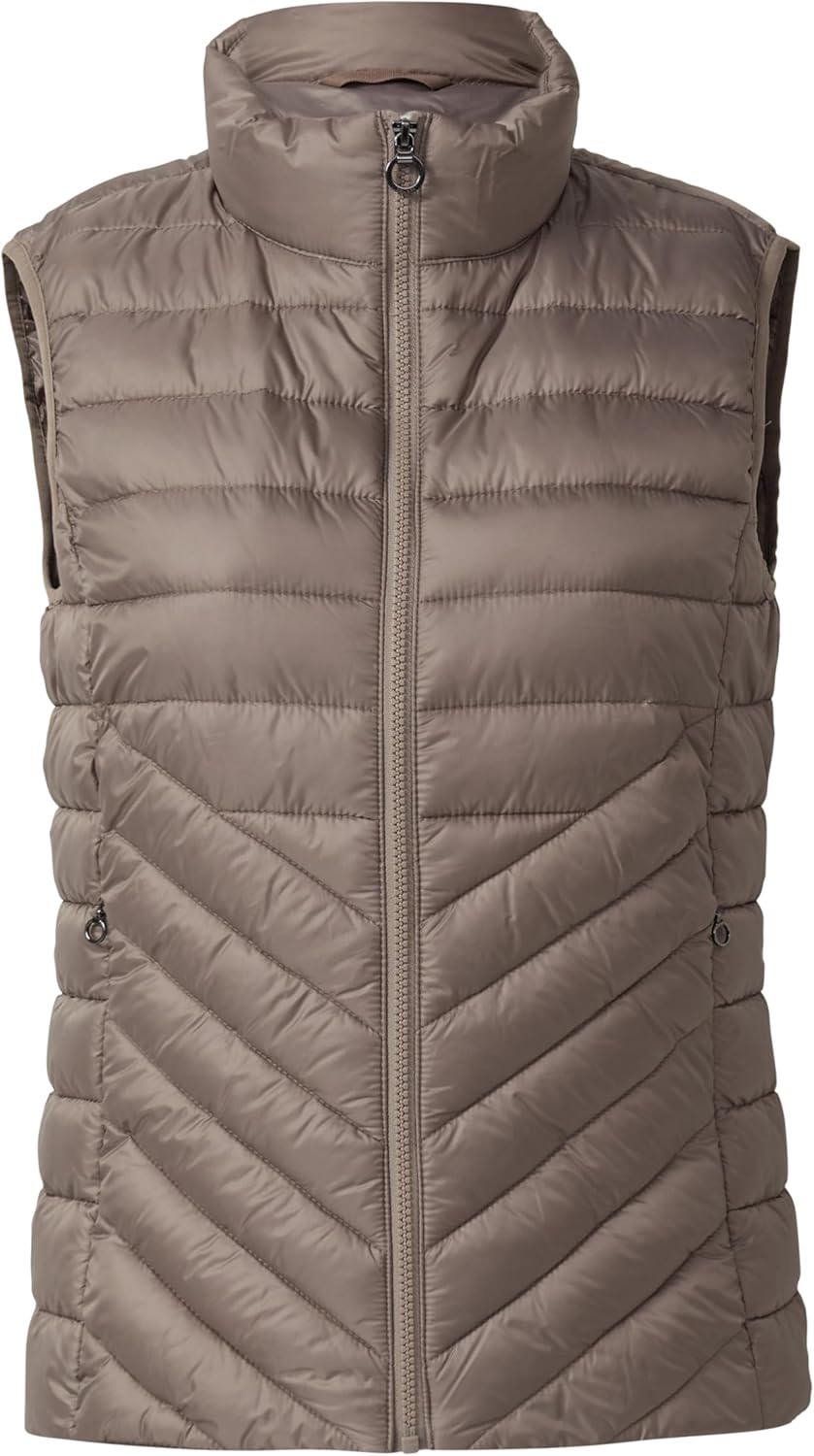 s.Oliver Herren Steppweste – Slim Fit, leicht gefüttert, Stehkragen – Funktional für Outdoor, Überga