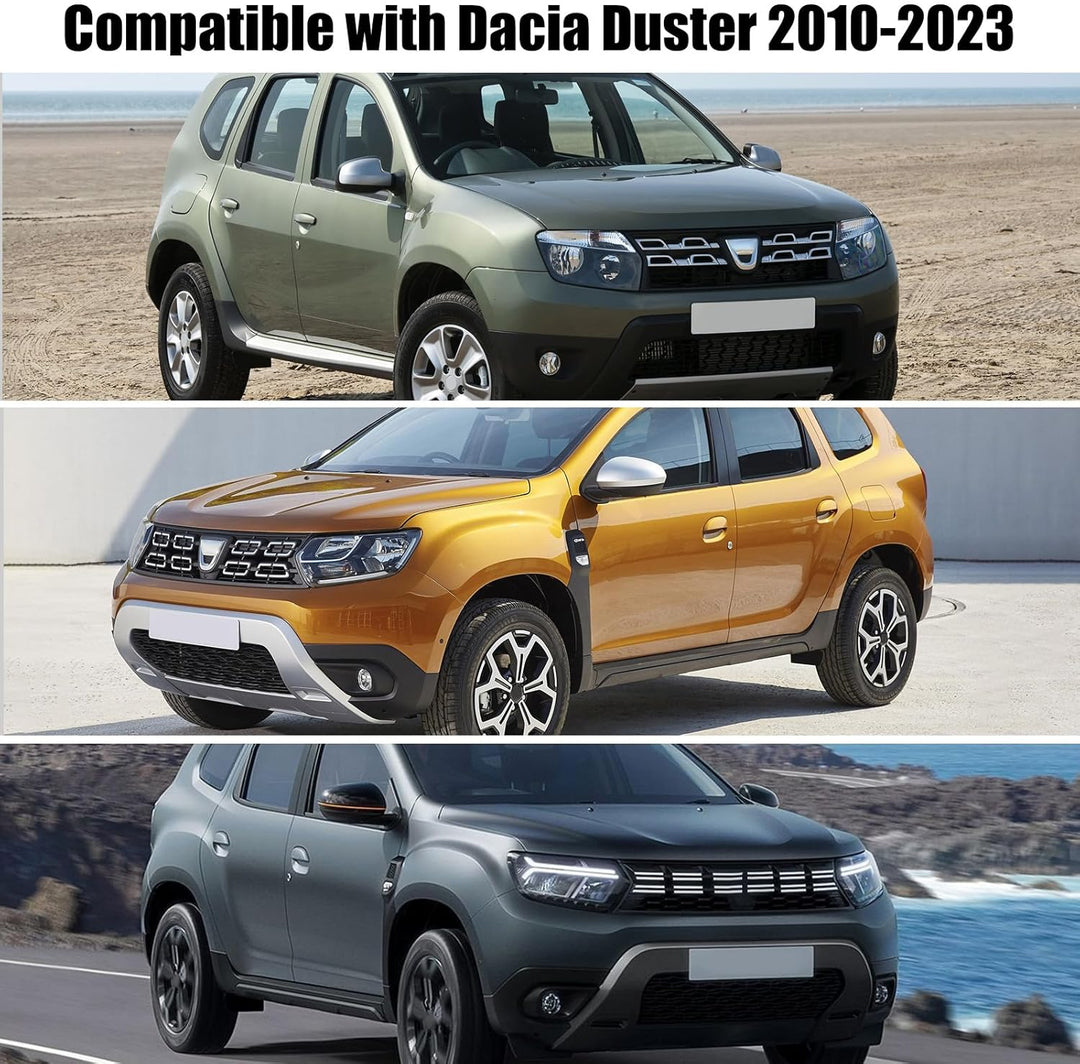Halbgarage für 2010-2023 Dacia Duster, Schwarz Massgeschneidertes Autogarage Softtop Halbabdeckung m