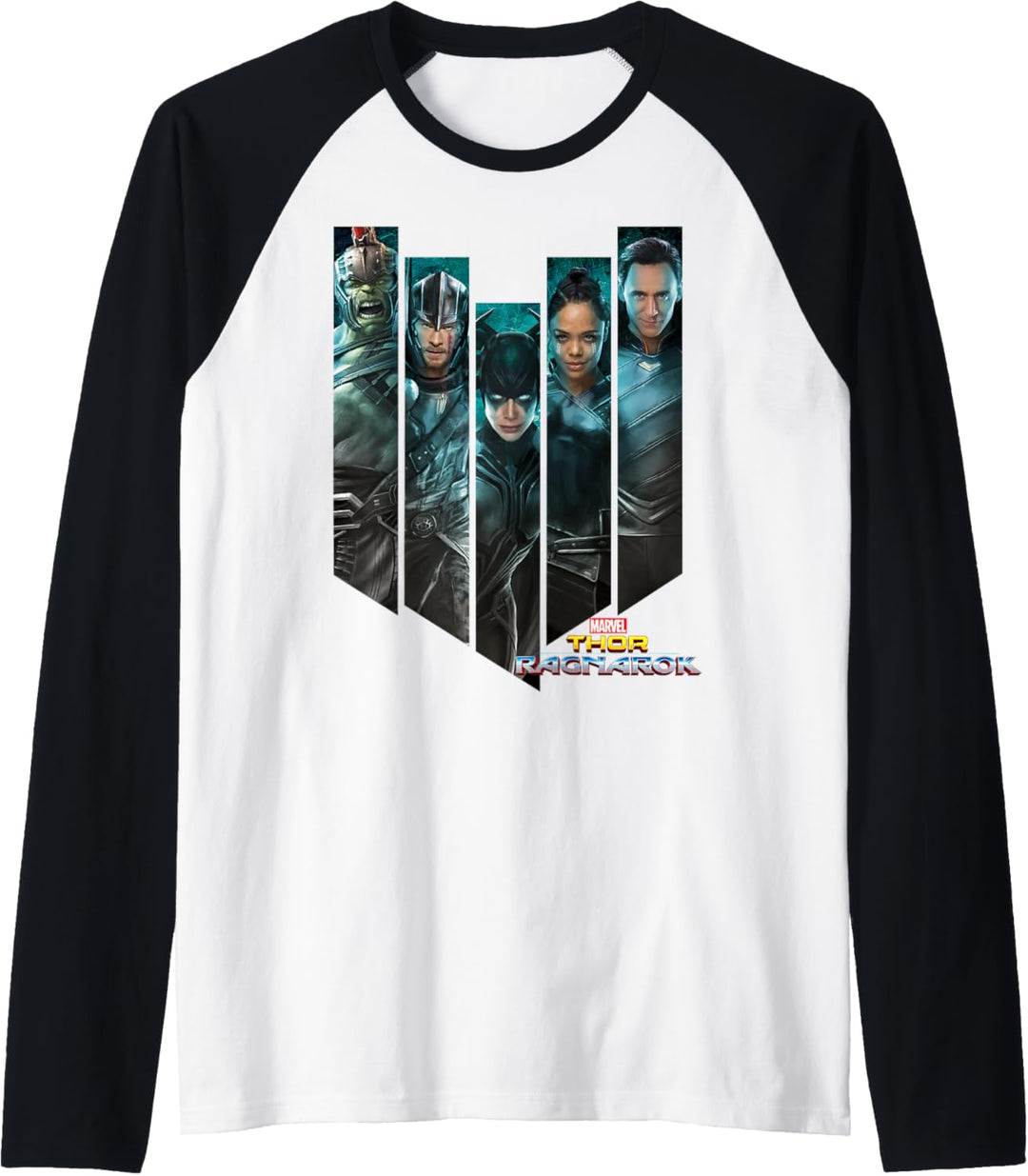 Marvel Thor Ragnarok Group Shot Panels Raglan