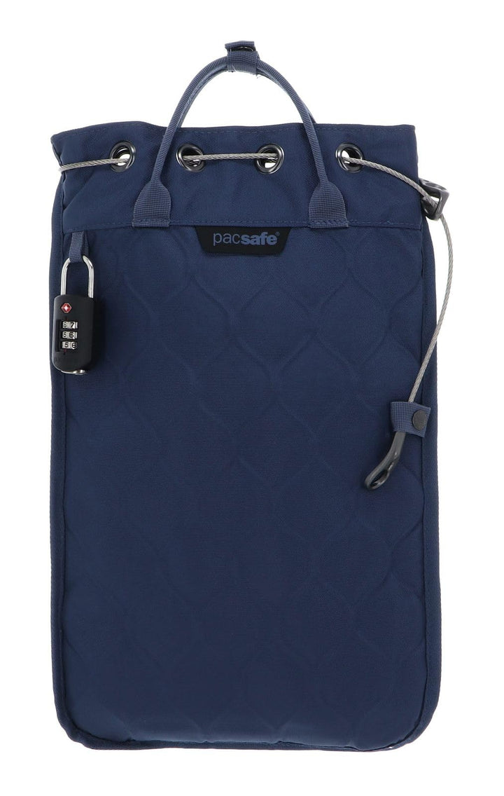 Pacsafe Travelsafe - Mobiler Safe, Schultertasche mit TSA-Zahlen-Schloss, Diebstahlschutz, Unisex He