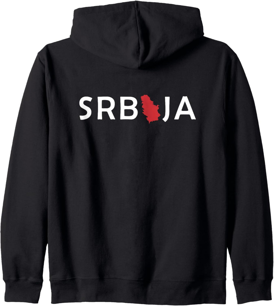 Serbien Umriss, Jugoslawien, Serbischer Stolz, Srbija Kapuzenjacke