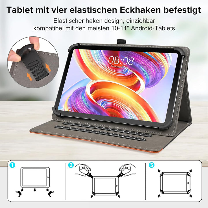 DLveer Universal Hülle für Blackview Tab90 WiFi 11 Zoll, Cheerjoy Tablet 10.1 Zoll/TUOHAITIME Tablet