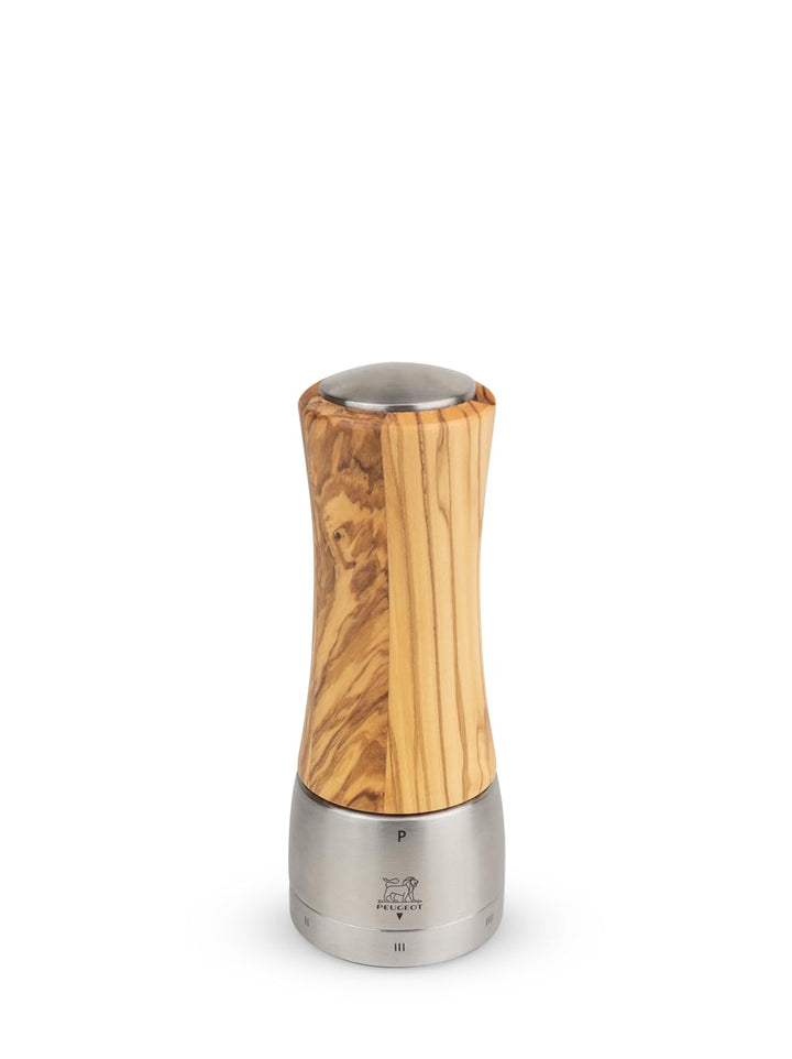 Peugeot Madras Manuelle Pfeffermühle, Mahlgradeinstellung u'Select, Höhe: 16 cm, Olivenholz, 36140 P
