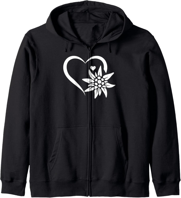 Berg Edelweiss Blume Edelweiss Blume - Edelweiss Kapuzenjacke