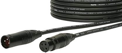 KLOTZ M2 high end Mikrofonkabel, schwarz, XLR female XLR male von KLOTZ (10m), 10m