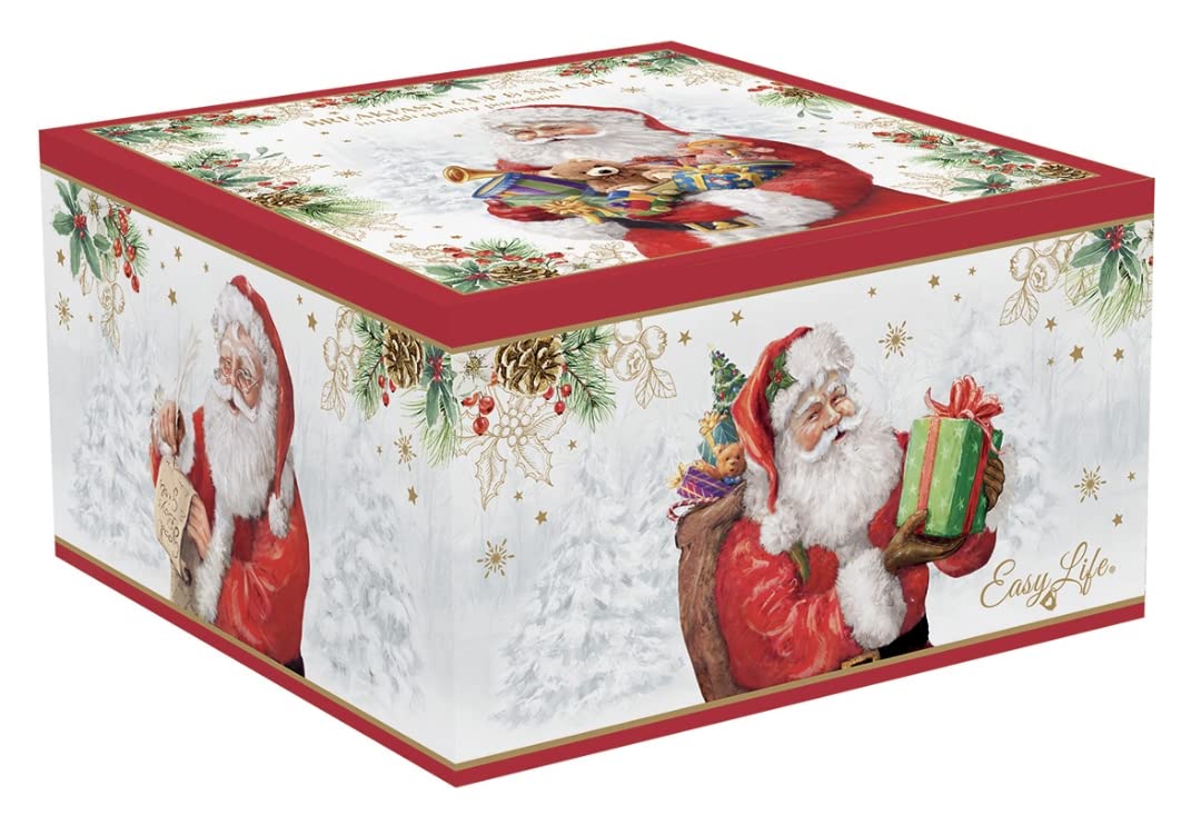 Easy Life SANTA IS COMING Frühstücks-Set, 40 cl, Porzellan