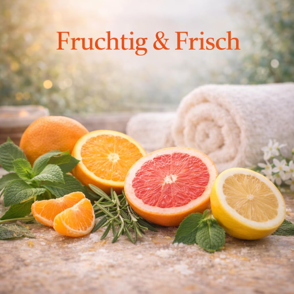 Dufte Momente Whirlpool Duft Grapefruit – 1 Liter – fruchtig & frisch – schaumfrei für Whirlpool & B