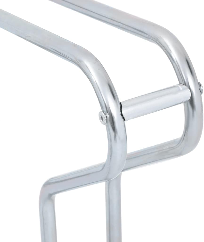 vidaXL Fahrradständer, Aufstellständer für 2 Fahrräder, Radständer Freistehend, Mehrfachständer Bode
