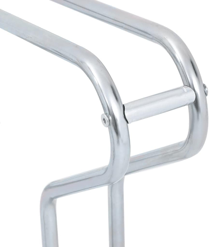 vidaXL Fahrradständer, Aufstellständer für 2 Fahrräder, Radständer Freistehend, Mehrfachständer Bode