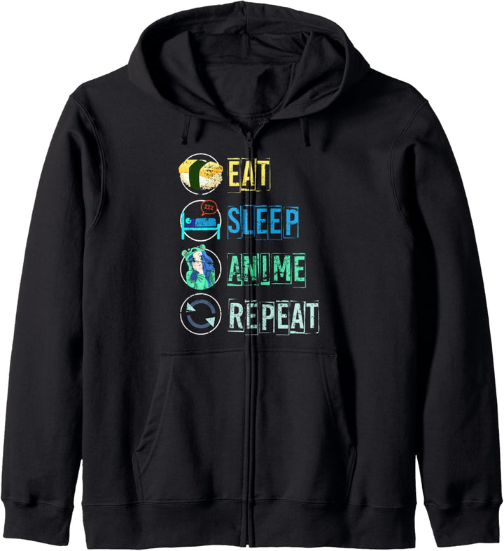 Japanisches Sushi Japan Manga Otaku Kawaii Lustiges Anime Kapuzenjacke