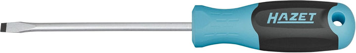HAZET Schraubendreher 811-65, SW 1,2 x 6,5 mm Schlitz Profil, rutschfester 3-Komponenten-Griff für h