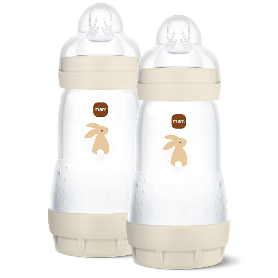 MAM Easy Start Anti-Colic Babyflasche | 0+ Monate | Testsieger | Milchflasche für Neugeborene | Weni