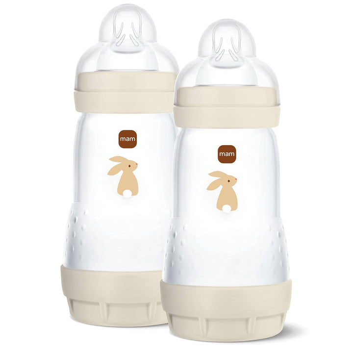 MAM Easy Start Anti-Colic Babyflasche | 0+ Monate | Testsieger | Milchflasche für Neugeborene | Weni
