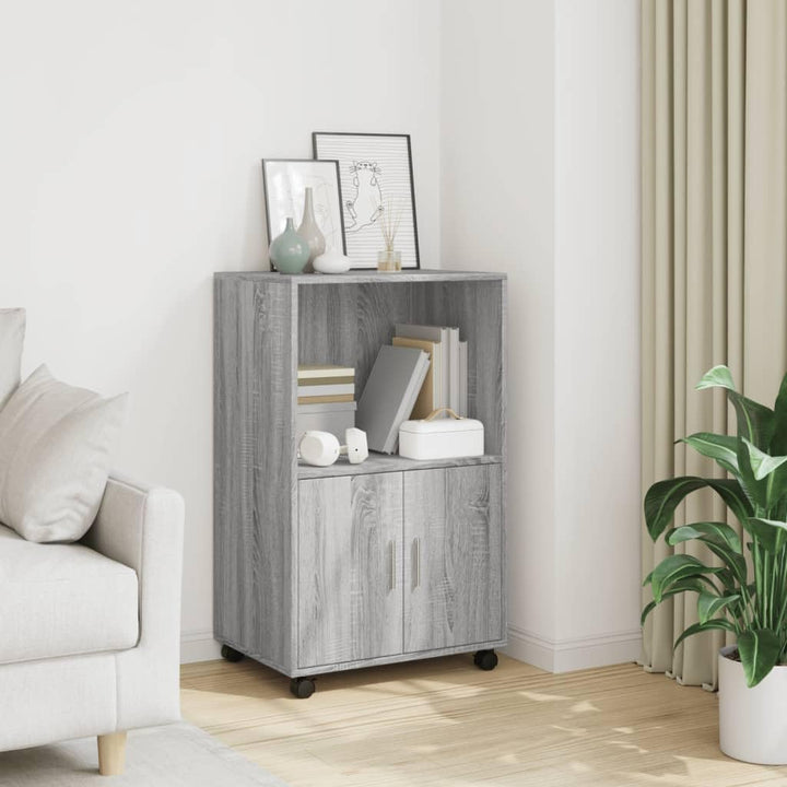 vidaXL Rollschrank, Büroschrank mit Stauraum, Aktenschrank für Wohnzimmer Büro, Bürocontainer Schran