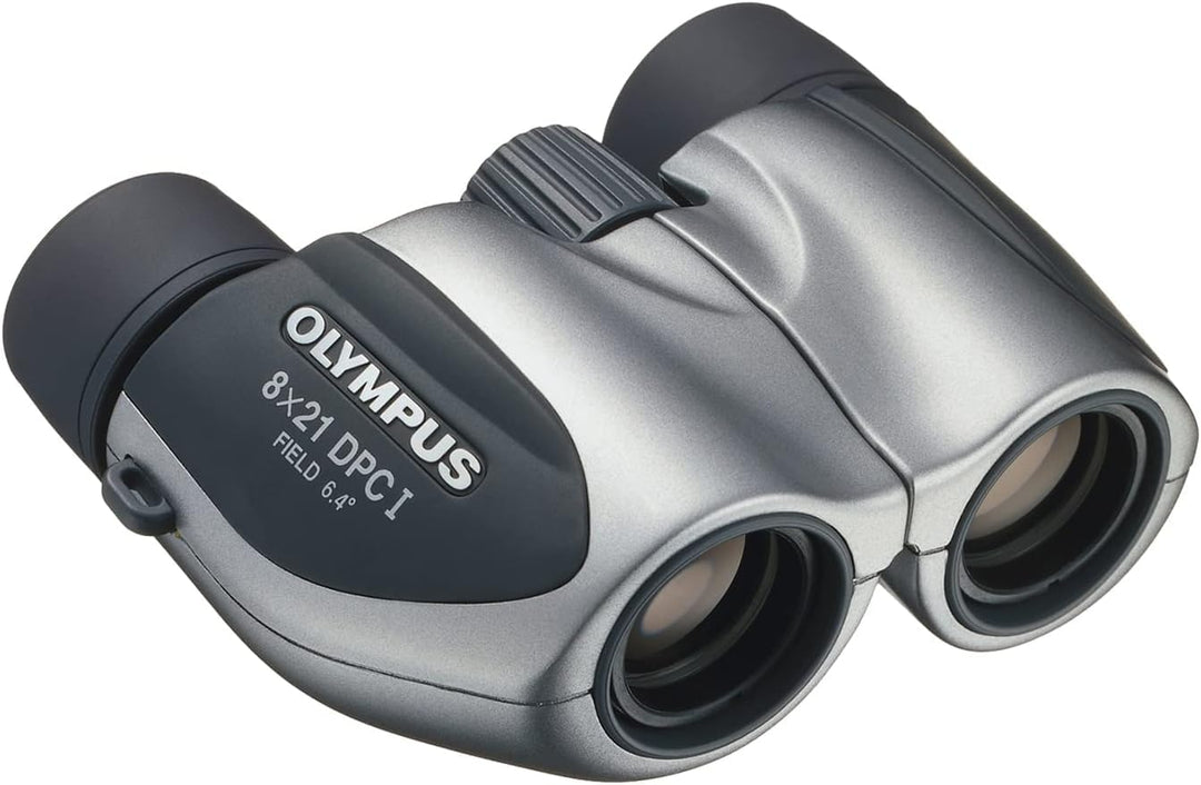 Olympus 8x21 DPC-I Fernglas Silber mit Tasche, Silber