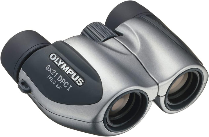 Olympus 8x21 DPC-I Fernglas Silber mit Tasche, Silber