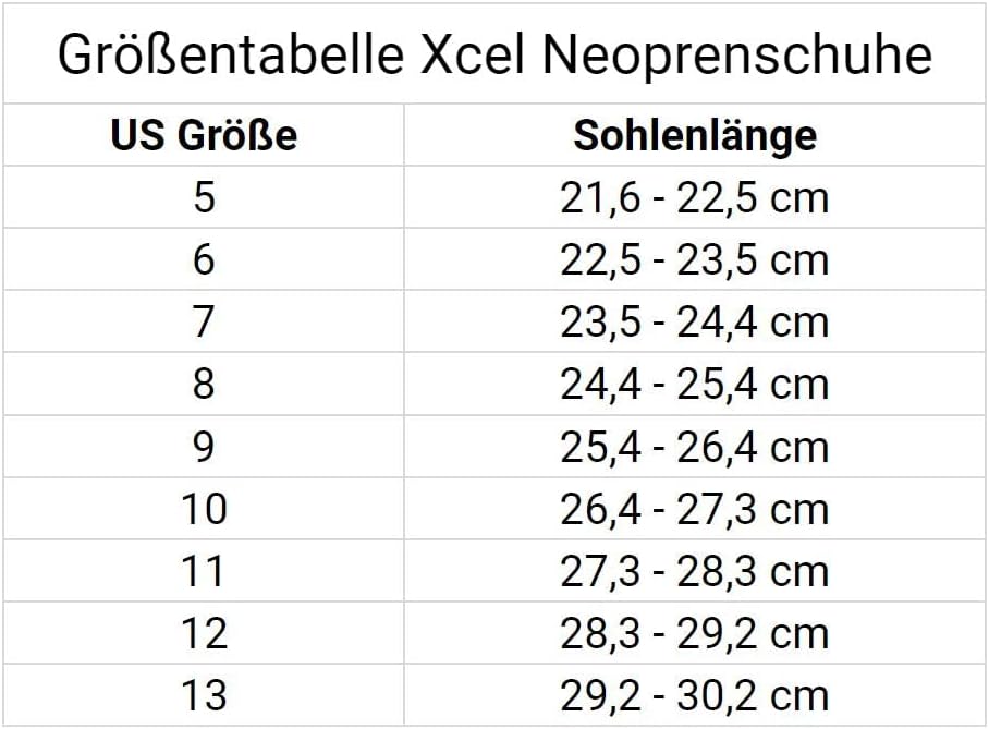 XCEL 3mm Split Infiniti Neopren Schuhe 2021 47 EU, 47 EU