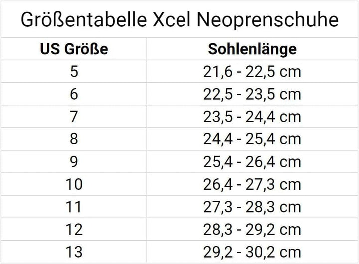 XCEL 3mm Split Infiniti Neopren Schuhe 2021 47 EU, 47 EU