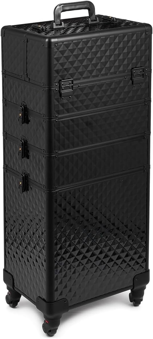 SEVICO Kosmetikkoffer Schminkkoffer Beauty Make-up Case Multikoffer professioneller Make-up Rollkoff
