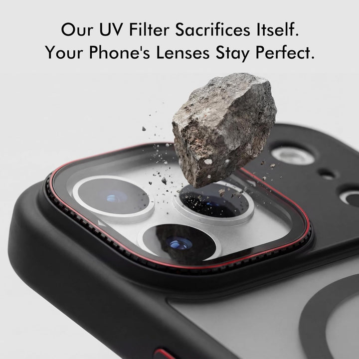 Magnetischer UV-Filter für iPhone 17 Pro mit Hülle | MagSafe Kompatibel | Schnellwechsel für CPL/ND/