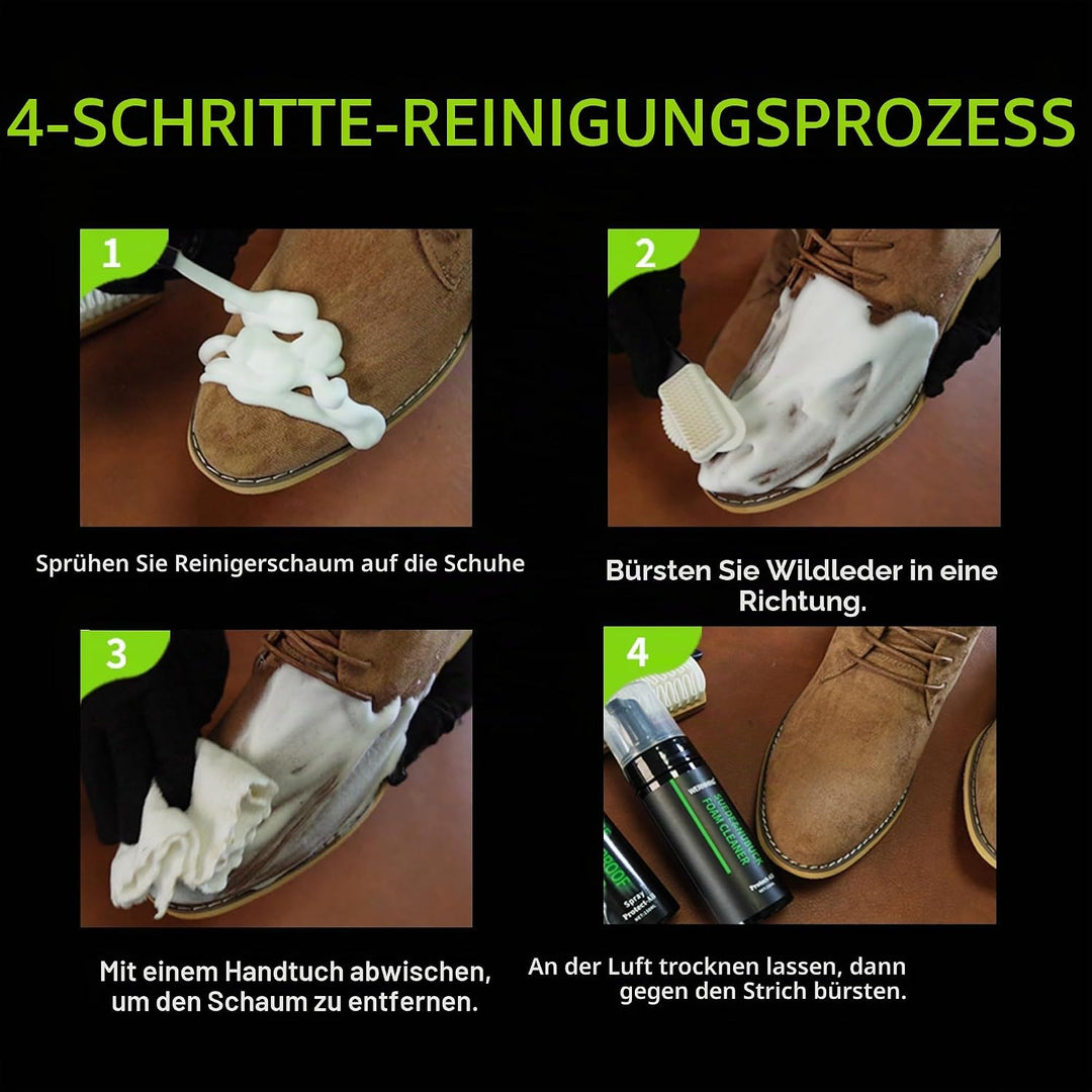 Wildleder Nubukleder Stiefel Wasserdichter Protecter Schuhreinigungsset Trainingsschuh Schuhreinigun