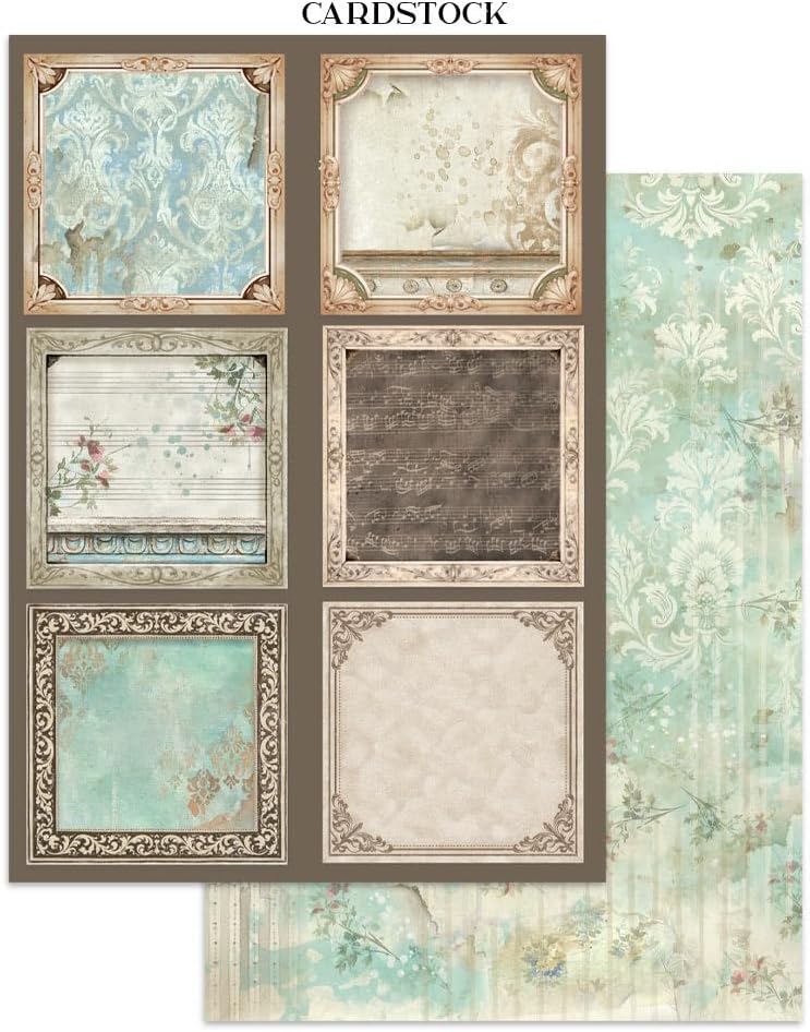 Stamperia - Junk Journal Stickers, Cut-Outs, and Backgrounds for Scrapbooks, Albums, Card Making, Bu