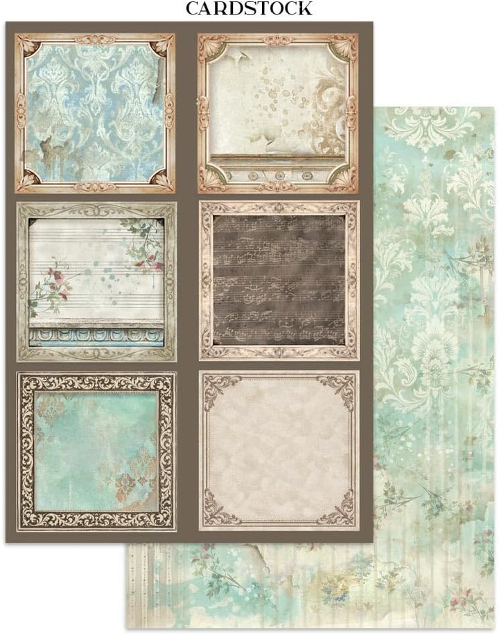 Stamperia - Junk Journal Stickers, Cut-Outs, and Backgrounds for Scrapbooks, Albums, Card Making, Bu