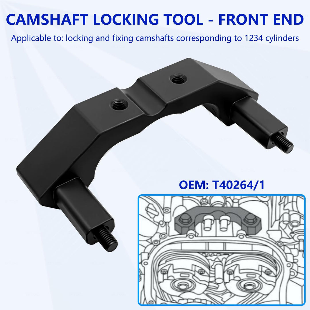 ZKTOOL Motor-Nockenwellen-Arretierwerkzeug-Set, kompatibel mit VW Audi 4.0 FSI, TFSI, A6 A8 S6 Bentl