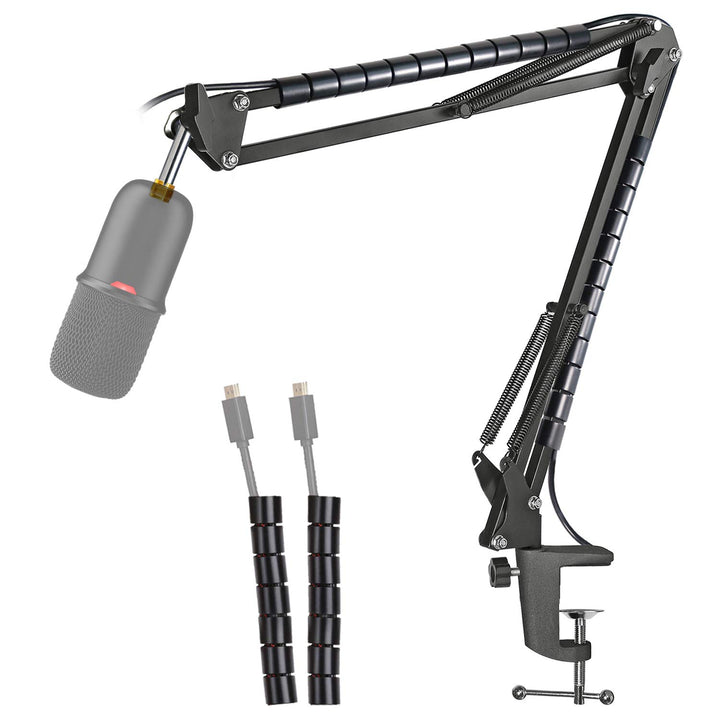 HyperX SoloCast Mikrofon Arm - Mikrofon Halter mit Kabelbinder Montage für HyperX SoloCast Kondensat