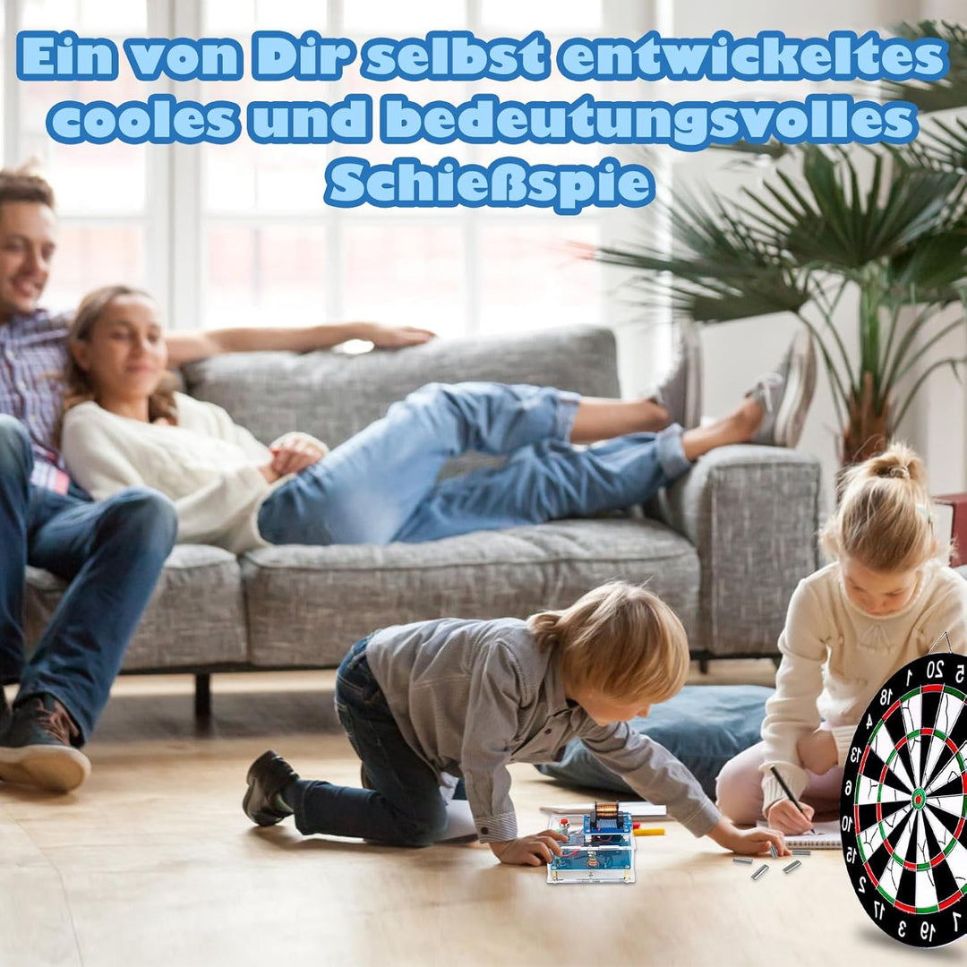 Schiessspiel Löt Bausatz, BANRIA DIY Elektromagnetischer Sender Lötprojekt Mint Bildungstechnisches
