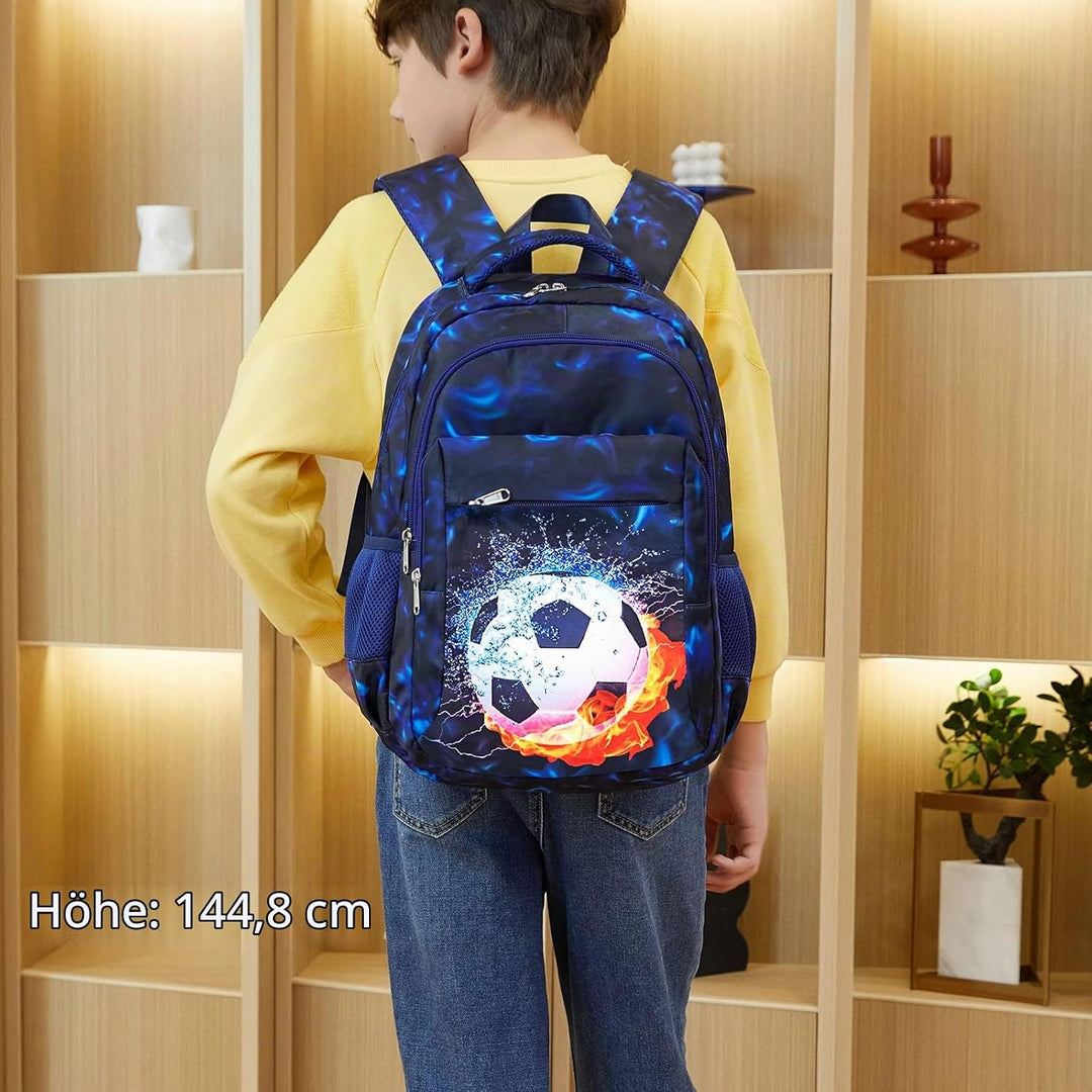 LEDAOU Schulrucksack Junge Teenager Kinder Juvenile Mädchen Daypack Mädchen Freizeitrucksack Backpac