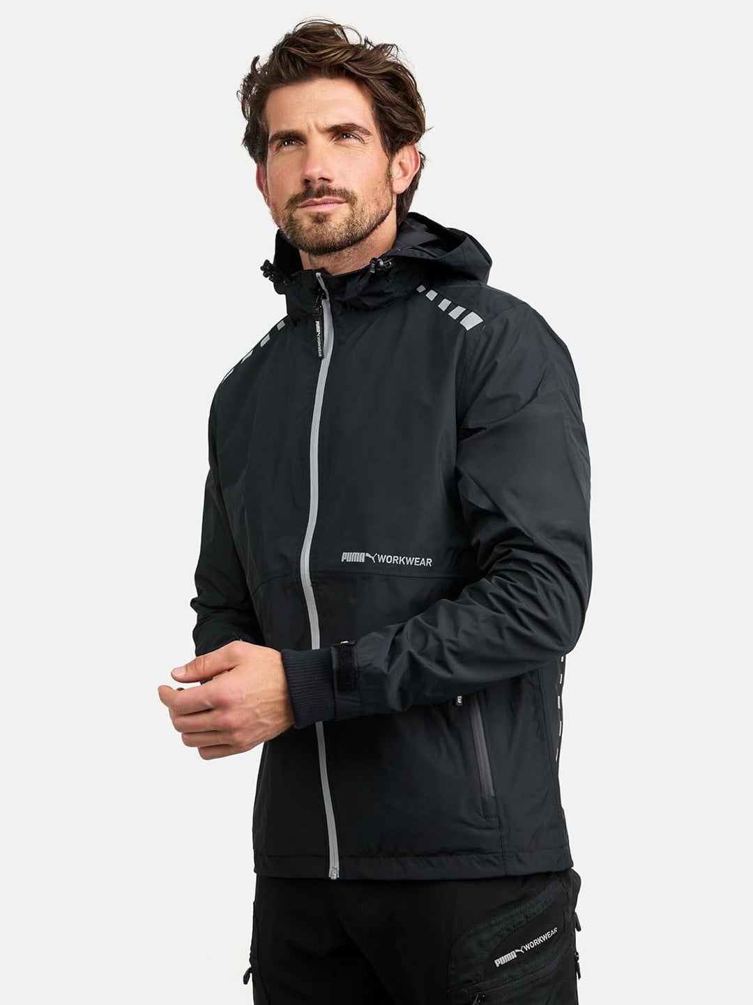 PUMA Workwear Essentials - Premium Regenjacke für Damen und Herren, robuste Allwetterjacke für den O