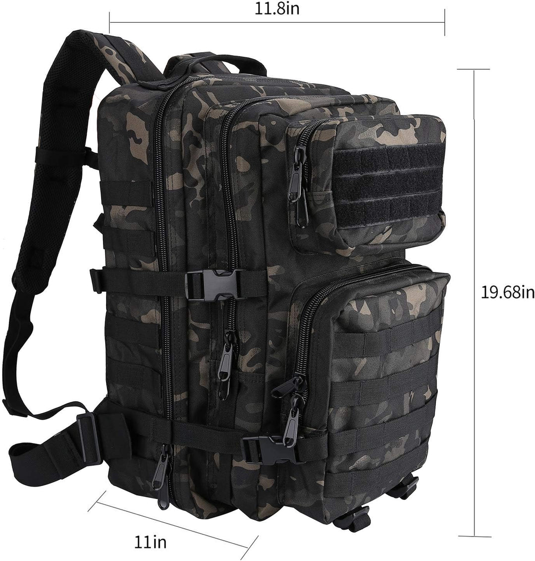 ProCase 40L Militär Taktische Rucksack, Grosse Kapazität 3 Tage Armee Assault Pack Bag Go Bag Rucksa