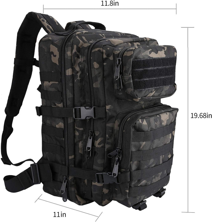 ProCase 40L Militär Taktische Rucksack, Grosse Kapazität 3 Tage Armee Assault Pack Bag Go Bag Rucksa